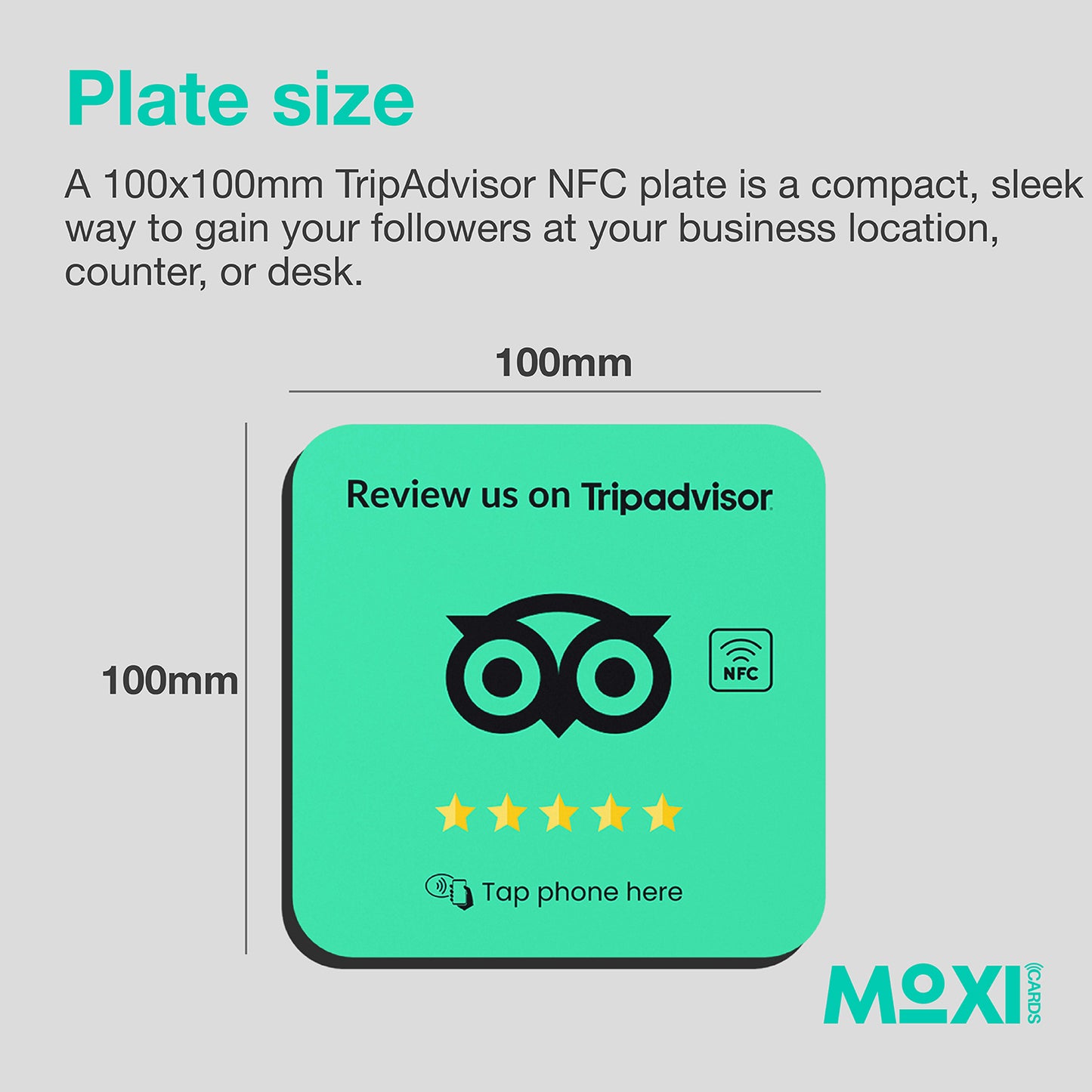 TripAdvisor NFC Review Plate