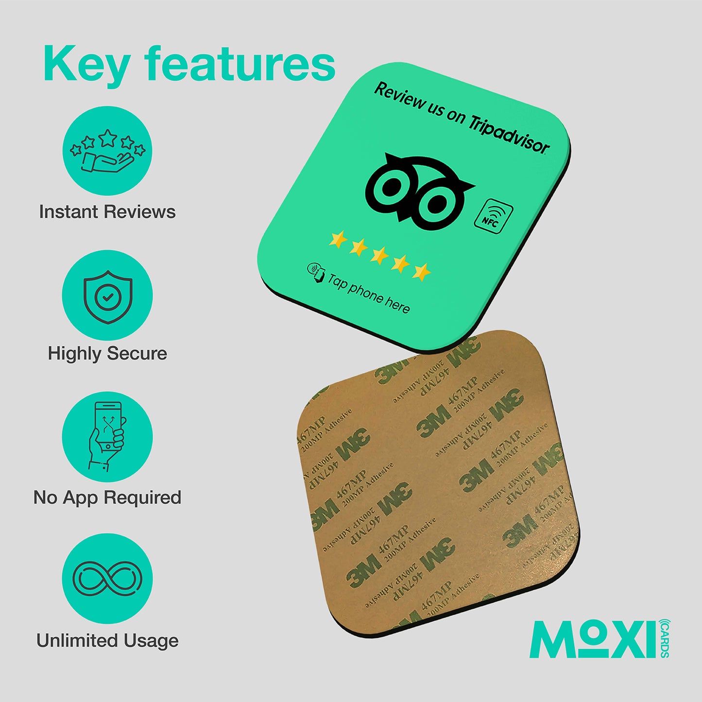 TripAdvisor NFC Review Plate
