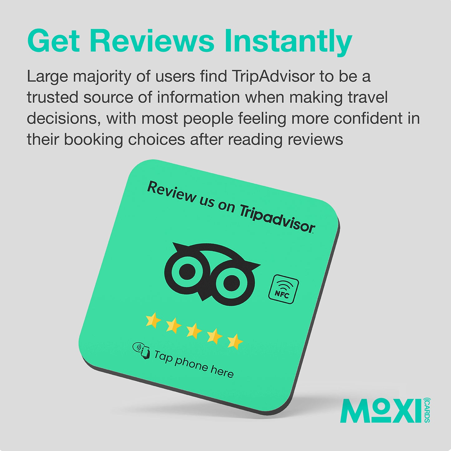 TripAdvisor NFC Review Plate