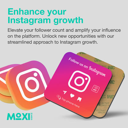 NFC Instagram Follower Plate