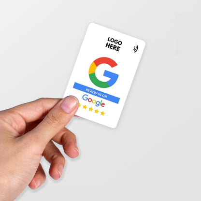 NFC Google Review Card White - Moxicards