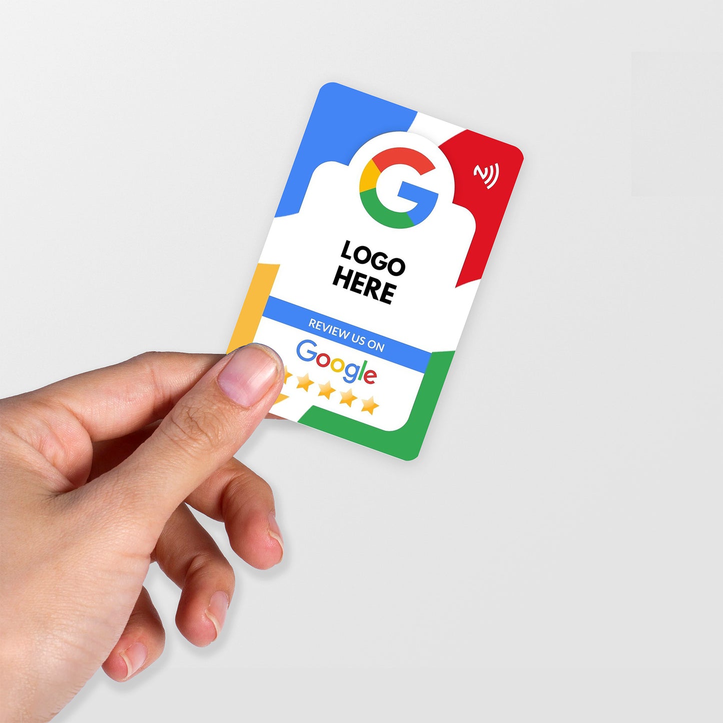 NFC Google Review Card Multicolour - Moxicards