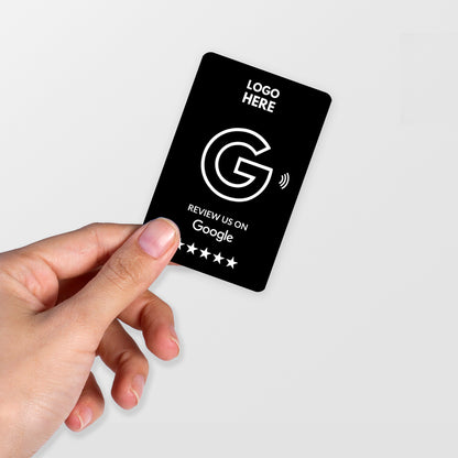 NFC Google Review Card Black - Moxicards